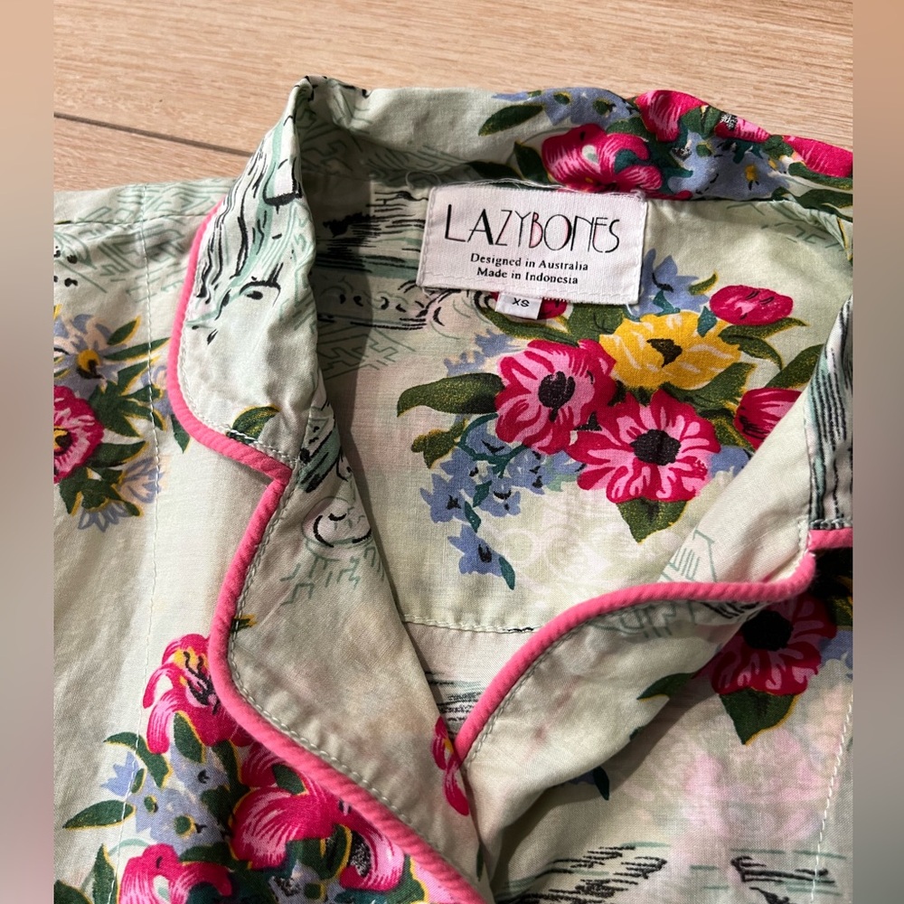 Lazy Bones (Au) Pajama Style Button Down - image 4